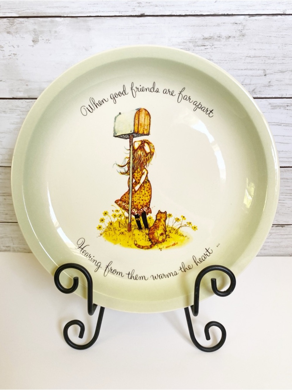 Vintage Holly Hobbie Plate
